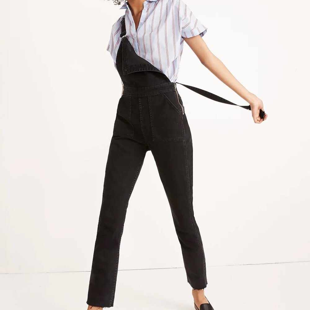 Madewell Skinny Overalls in Lunar Wash XS